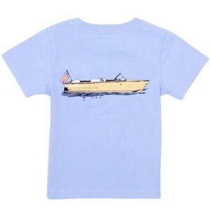 PROPERLY TIED - Boating Tradition Short Sleeve - Light Blue